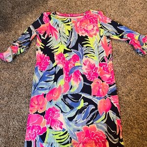 Lily Pulitzer Girls dress 3/4 sleeve size XL (12-14)